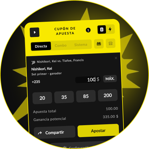 Puedes cerrar tu apuesta en Betboom antes de que finalice el evento.
